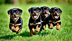 Rottweiler-Welpe